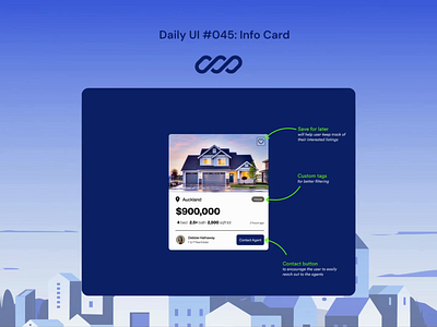 Daily UI #045: Info Card 045 card daily dailyui045 info ui ux
