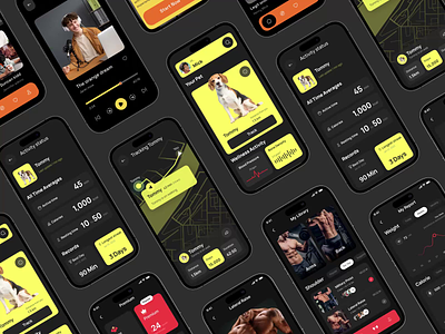 Mobile App Design android animated app animation app app design branding fitness ios mobile mobile animation mobile app mobile app design motion graphics music pet care pixelean podcast podcast app ui web design