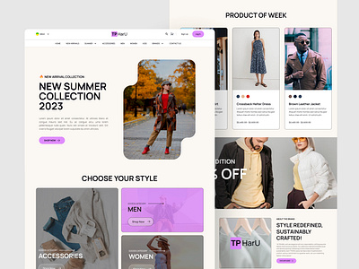 E-Commerce Landing Page design figma ui uiux design ux