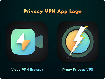 VPN App Logo 3d app application design branding creative design design mind graphic design illustration logo ui