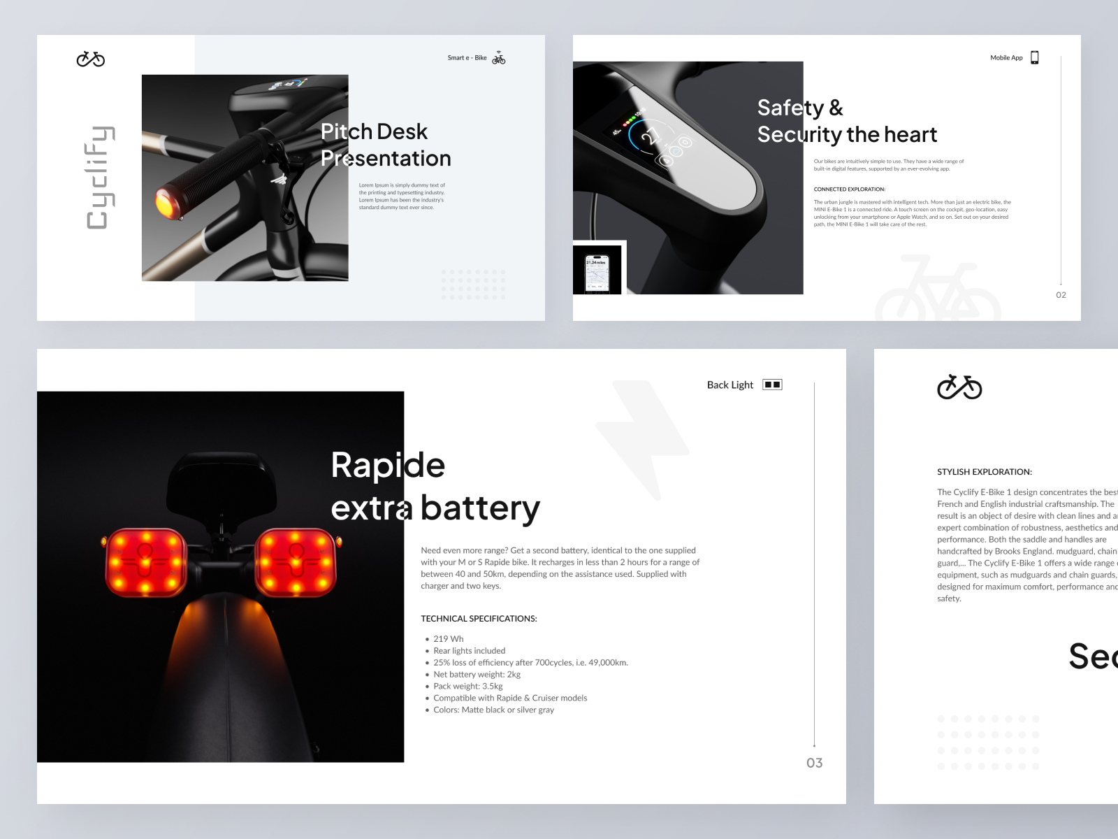 Bicycle Pitch Desk Project Presentation Product Launch by Bhautik