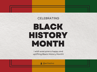 Colorful Modern Black History Month artisolvo black history month