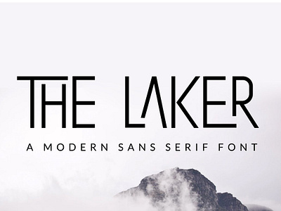 The Laker - Ligature Sans Serif Font alternates classic font editorial font elegant font ligature font ligatures logotype font minimalist font modern font modern typography sans serif sans serif modern