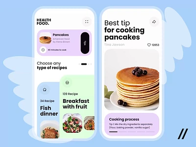 iOS Mobile App for Vegetarians android app app interaction cook dashboard design food foodtech health interface ios mobile mobile app mobile ui photo product design recipes ui ux vegetarians