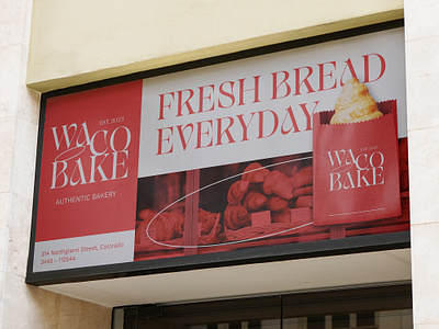 WACO BAKE - Branding Typeface bake store branding bread store font graphic design layout logo minimalis typeface