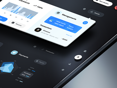 Financial management platform card chart credit card dashboard dashboard design design finance finance dashboard financial fintech fintech dashboard home page investment moeny payment transfer uiweb uxdesign wallet website