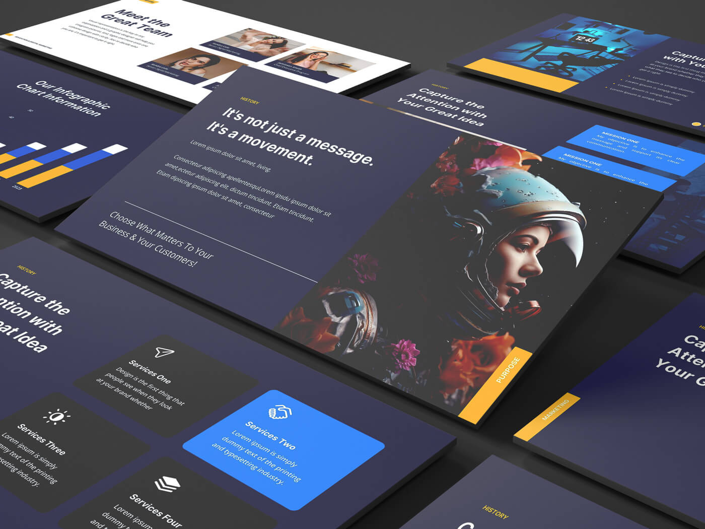 Example of Custom Presentations & Pitch Deck Design