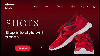 Shoes Hub animation branding design figma graphic design illustration motion graphics shoes ui website