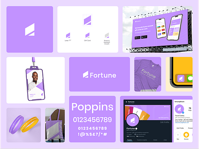 Fortune Branding; Visual and Brand Identity Design brand design brand identity branding graphic design logo visual design