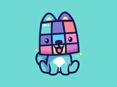 Pet Rubic animal baby character cute dog illustration kid mascot pet rubic shba inu toy