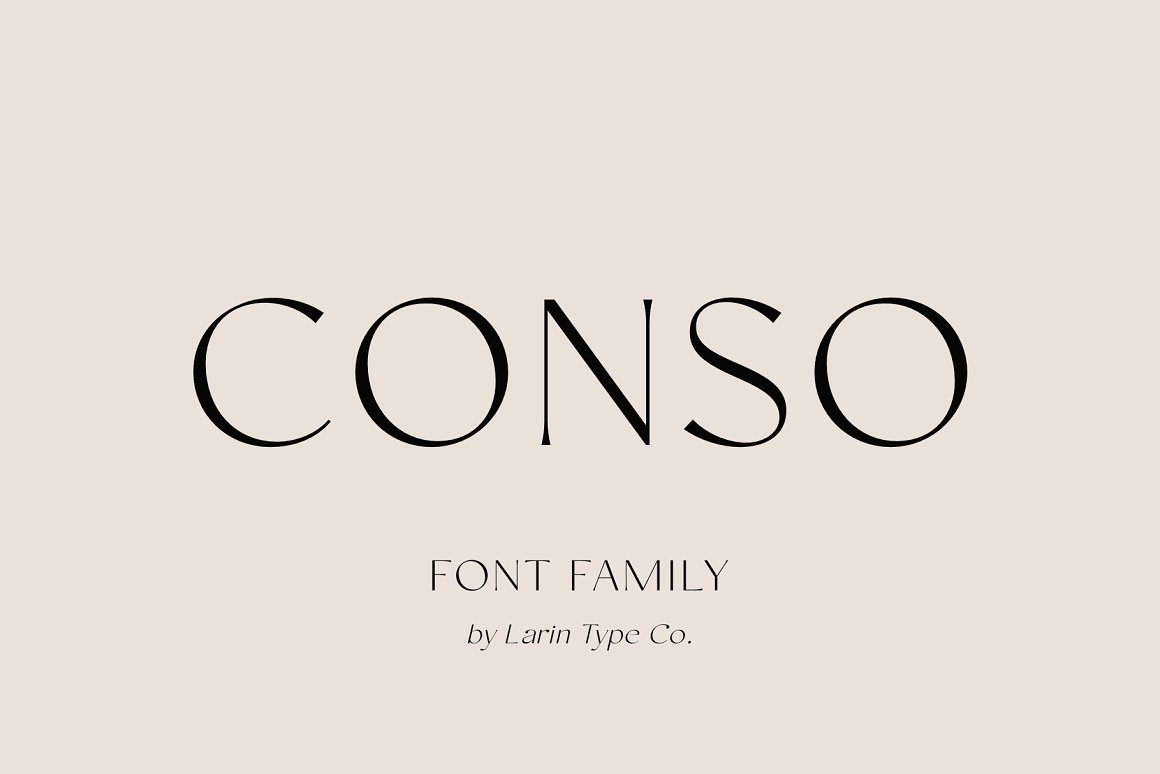 Conso Font Family by Best Design CR on Dribbble