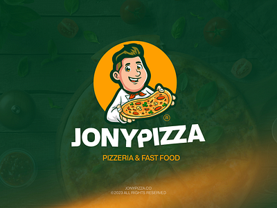 Jonypizza — Logo and identity design