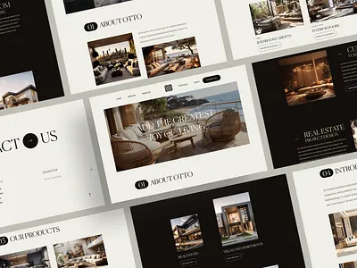 OTTO- Website Design apartment architecture website branding design graphic design inspiration interior interior design website interiror website logo luxury minimal ui ui design uidesign uiux villlas website