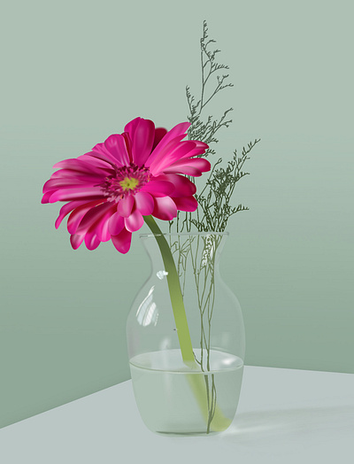 Flower Pot Painting animation digital art digital painting graphic design painting