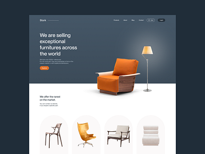 Ecomm Concept branding ecomm ecommerce furnitures graphic design luxury sell shop shopify ui ux web