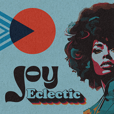 Branding for the band, Joy Eclectic branding graphic design logo midjourney vector