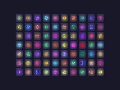 Iconography branding graphic design ui