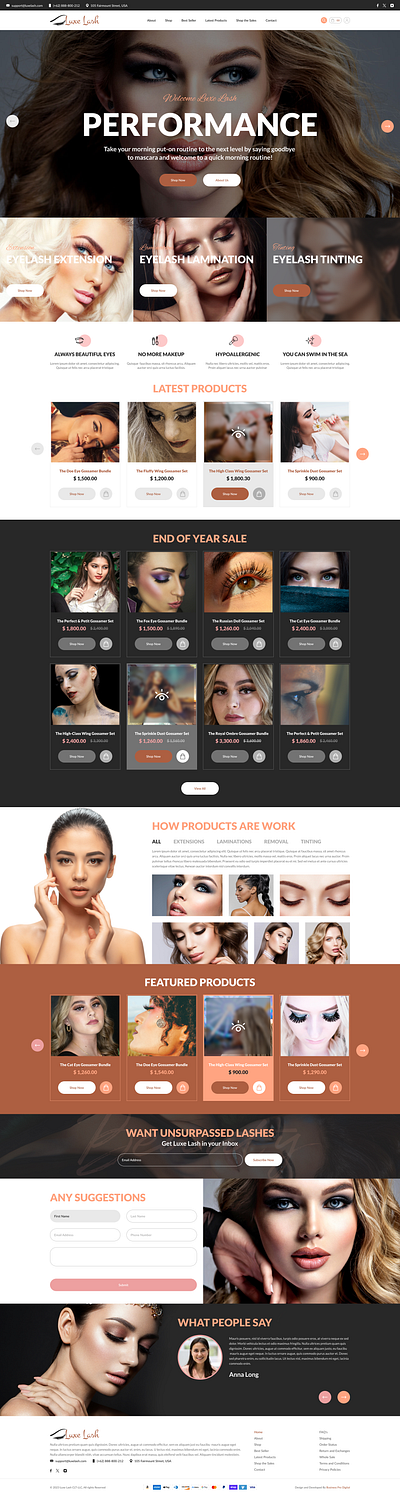 Luxe Lash branding figma illusrations photoshop user interface user research wireframimg
