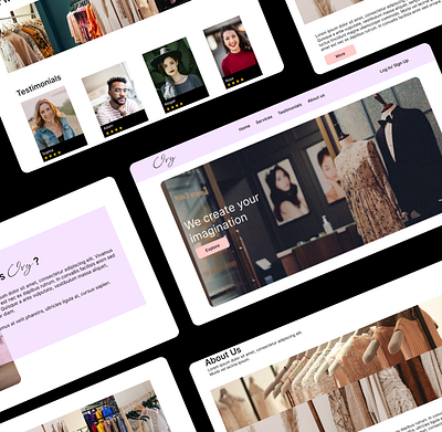 Boutique Website | Ivy figma ui user experience user interface webdesign