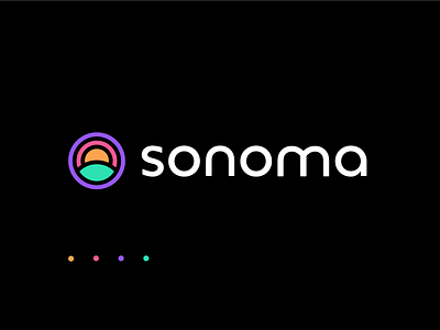 Sonoma - ai security logo ai artificial intelligence branding data environment logo geometric hill line logo logo minimalistic logo simple logo sonoma sun sunrise symbol tech tech logo technology