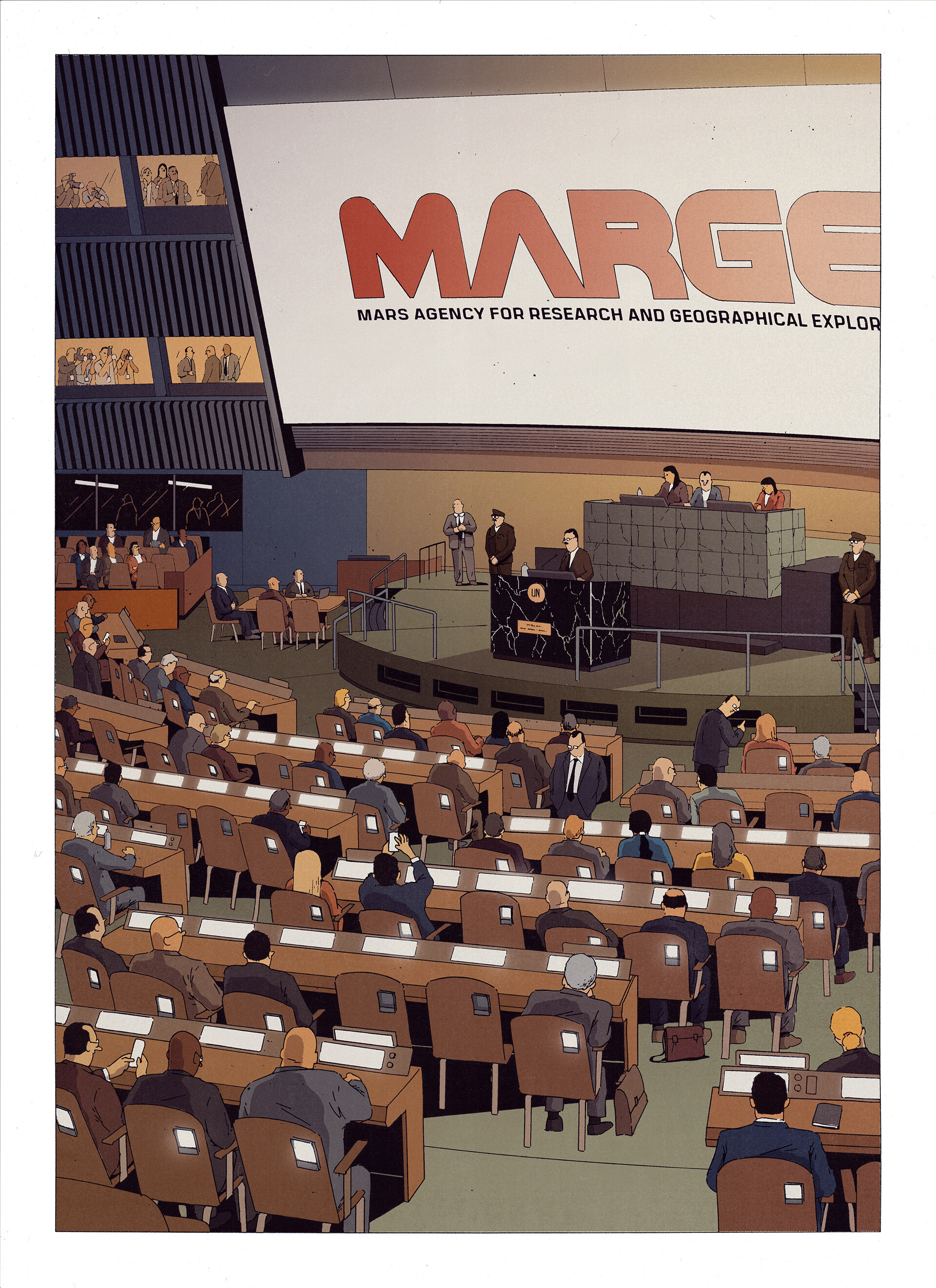 We Choose to Go candylab comic exploration illustration mars scifi toys