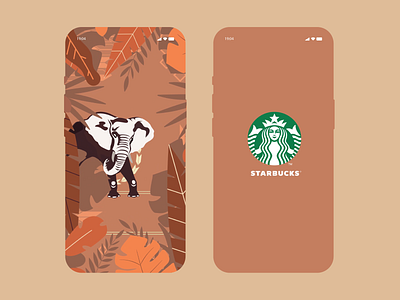 Starbucks | Kenya adobe aftereffects animation branding coffee design elephant flat graphic design icon illustration kenya logo minimal motion graphics starbucks ui