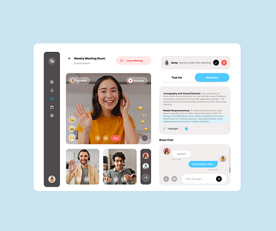 Video Call | UI Design Concept design interface ui uidesign