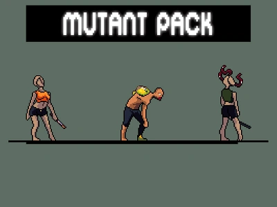 Mutant Character Sprites Pixel Art 2d art asset assets character game assets gamedev illustration indie indie game monster mutant pixel pixelart pixelated sprite sprites spritesheet spritesheets zombie