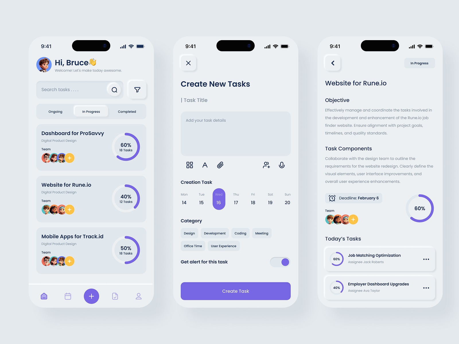 Task Flow | Mobile App by Suarasa on Dribbble