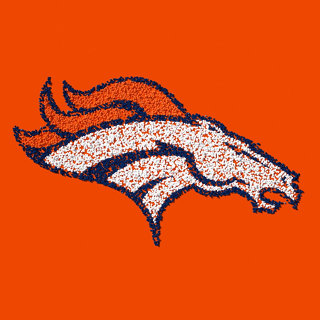Denver Broncos Forming 3d animation branding cinema4d graphic design logo motion graphics