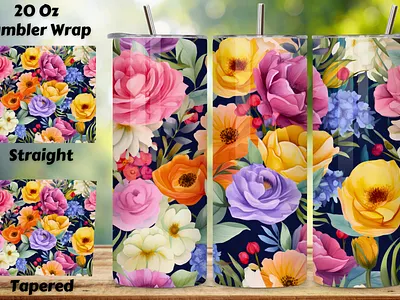 Floral Watercolor Tumbler Wrap, 20 oz Skinny Sublimation PNG 20 oz skinny tumbler 20 oz tumbler wrap 20oz skinny download 20oz skinny tumbler 20oz skinny tumbler wrap 3d tumbler wrap design graphic design illustration skinny tumbler sublimation background sublimation design sublimation designs sublimation tumbler tumbler design tumbler sublimation tumbler wrap tumbler wrap png watercolor design wrap sublimation