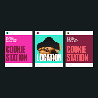 Gooye Cookies from NYC branding digital identity illustration logo logotype type