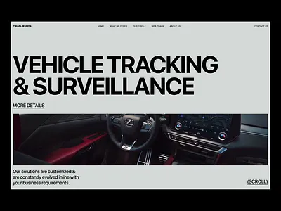 GPS Vehicle tracking landing page design car car gps car service car website gps gps tracking gps tracking website landing page landing page design surveillance suv tracker tracking ui user interface ux vehicle vehicle website web design website