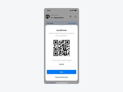 QR Code — Anearmala anearmalastudio design system figma mobile app health new code product design qr code qr detail ui design ux design