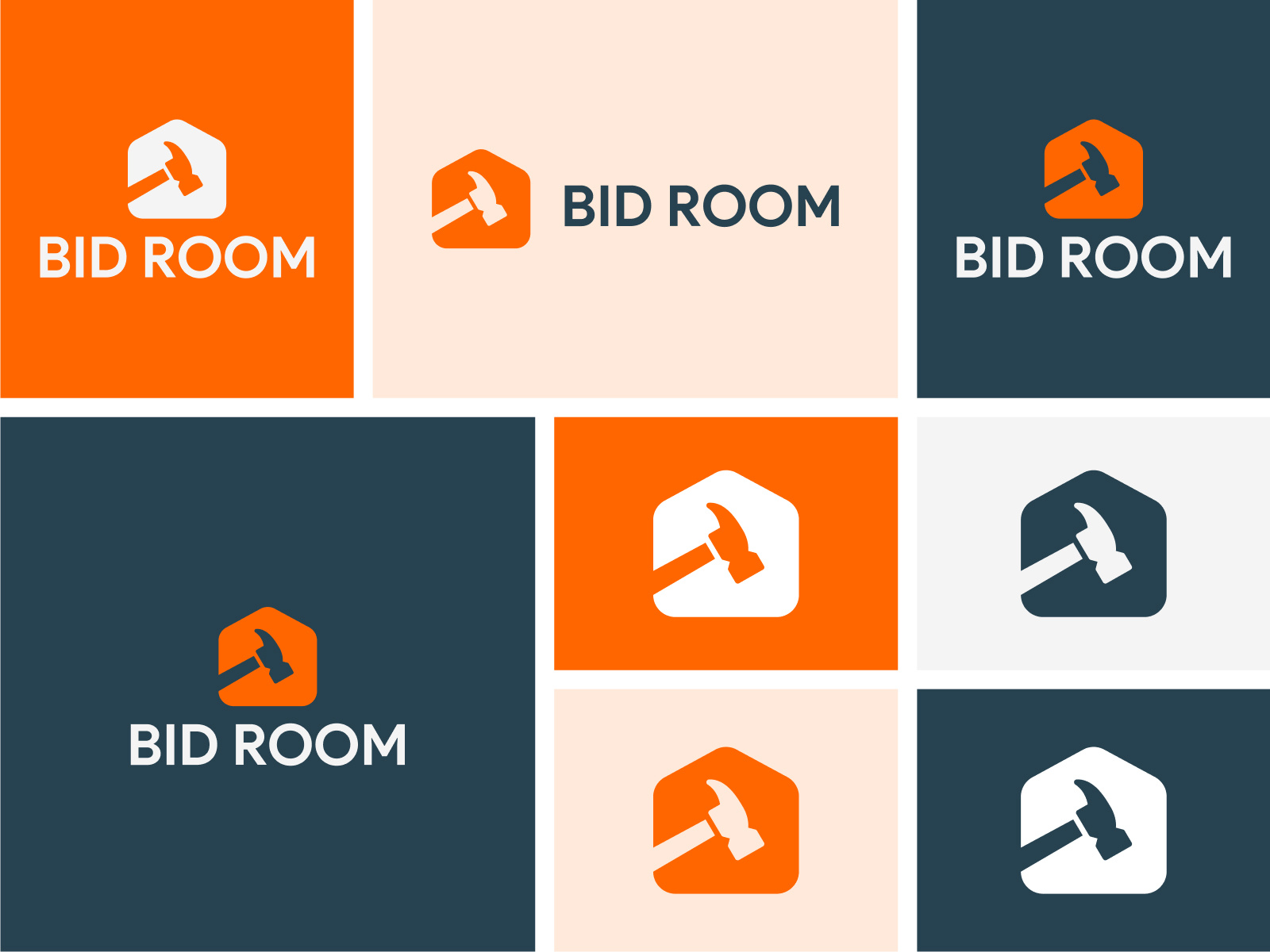 Bid Room Logo Design by Dev Technosys Inspired By Thoughts Mobile