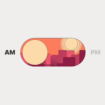Day to Night Button Motion animation button animation figma figma animation figma prototype illustration motion graphic