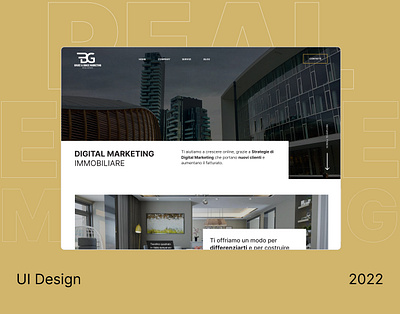 Bruce and Grace Real Estate Marketing ui web design