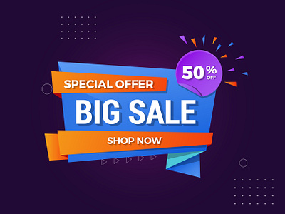 Big Sale Banner Design banner design templates banner idea banner template branding design graphic design illustration sale banner sale design