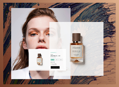 Perfume Product Page art art direction beauty buy button cosmerics perfume price page product page ui ux website