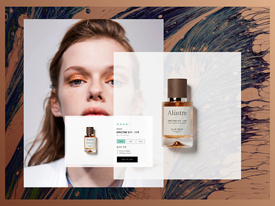 Perfume Product Page art art direction beauty buy button cosmerics perfume price page product page ui ux website