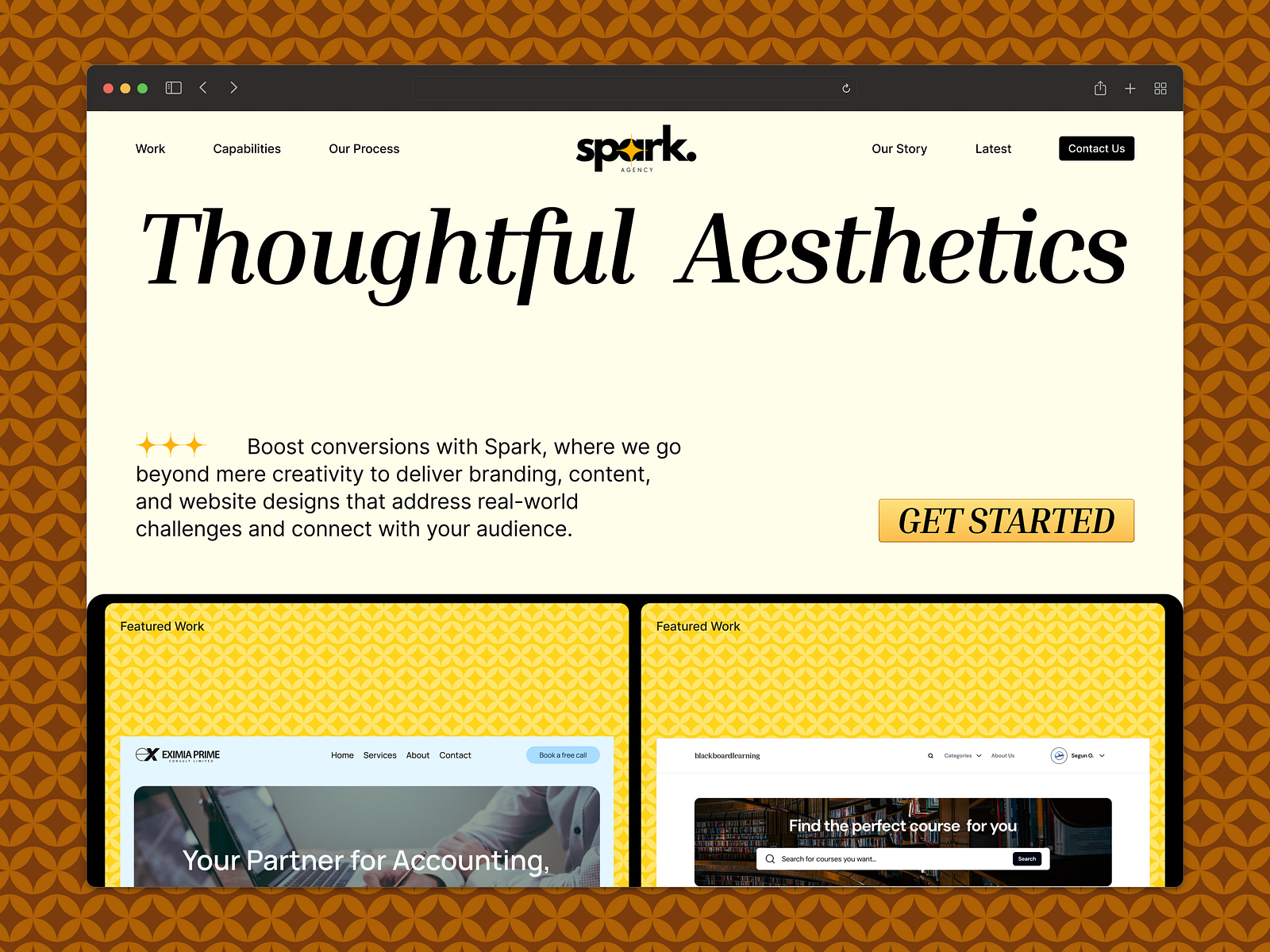 Spark Web design agency by Adisa Joshua on Dribbble