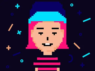 Pixel Art Character 8bit character graphic design pixelart videogames