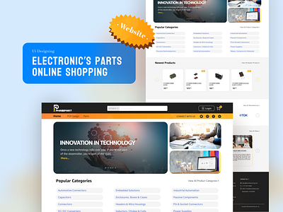 Online Shopping Ui/Ux design design graphic design logo online shopping ui user interface