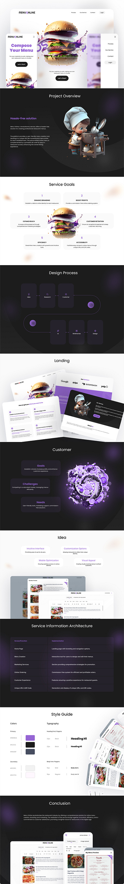 Menu Online app branding design figma food illustration menu restaurant ui uiux uiuxdesign ux uxui