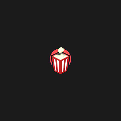 Popcorn Design graphic design icon icon design logo