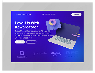 Landing Page dailuui design figma ui