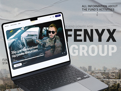 FENYX GROUP UKRAINE | Creative Landing Page | Website creative design digitalagency landing page research ui ux web webdesign webdesigner website