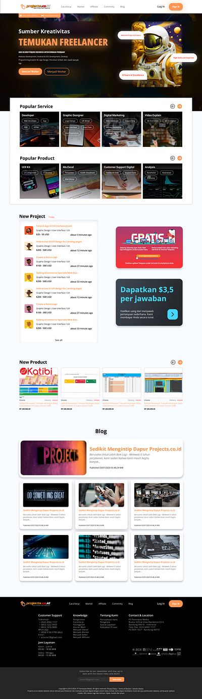 Freelancer Web Design 3d ai design branding color inspiration ui design figma figma design graphic design illustration landing page design logo redesign redesign web ui ui design ui inspiration uiux ux design web design website design