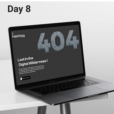 Daily UI #008 | 404 Page 100daychallenge 404 error challenge dailyui dailyuiday008 design figma ui