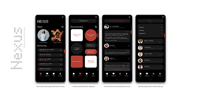 Nexus: A Community App for Nothing 3d animation app appdesign appdevelopment apps branding design development graphic design illustration layout logo mobile motion graphics nothing ui ux vector